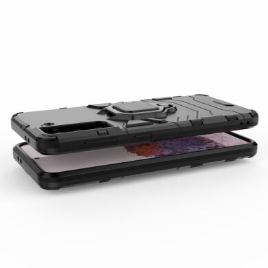 Защитный чехол Deexe Hybrid Case для Samsung Galaxy S21 - Black