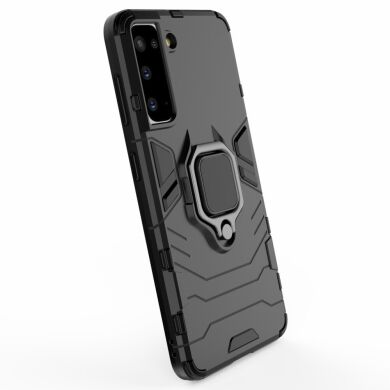 Защитный чехол Deexe Hybrid Case для Samsung Galaxy S21 - Black