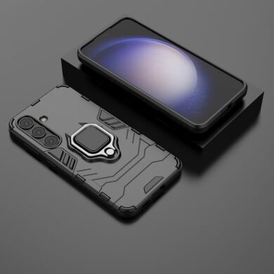 Защитный чехол Deexe Hybrid Case для Samsung Galaxy S24 - Black