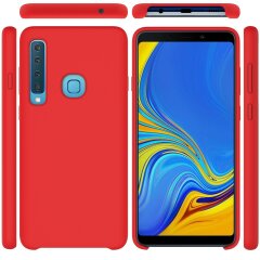 Защитный чехол Deexe Silicone Case для Samsung Galaxy A9 2018 (A920) - Red
