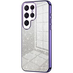 Защитный чехол Deexe Sparkles Cover для Samsung Galaxy S24 Ultra - Purple