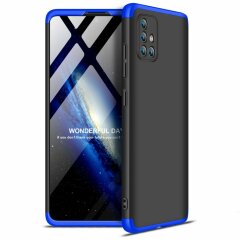 Защитный чехол GKK Double Dip Case для Samsung Galaxy A71 (A715) - Black / Blue