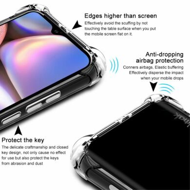 Защитный чехол IMAK Airbag MAX Case для Samsung Galaxy A10s (A107) - Matte Black