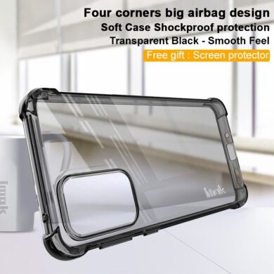 Защитный чехол IMAK Airbag MAX Case для Samsung Galaxy A73 - Transparent Black