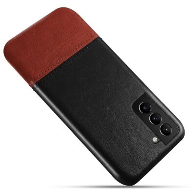 Защитный чехол KSQ Dual Color для Samsung Galaxy S21 FE (G990) - Black / Brown