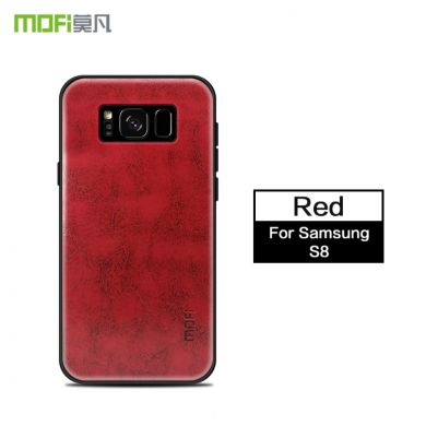Защитный чехол MOFI Leather Cover для Samsung Galaxy S8 (G950) - Red