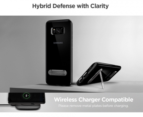 Защитный чехол SGP Ultra Hybrid S для Samsung Galaxy S8 Plus (G955) - Midnight Black