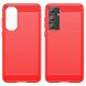 Защитный чехол UniCase Carbon для Samsung Galaxy A55 (A556) - Red. Фото 2 из 8