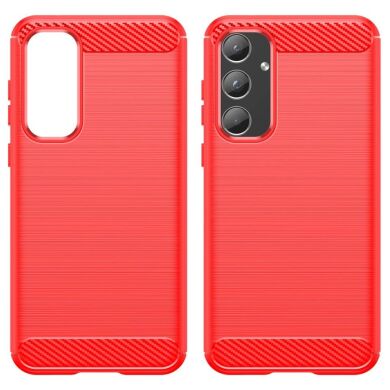 Защитный чехол UniCase Carbon для Samsung Galaxy A55 (A556) - Red
