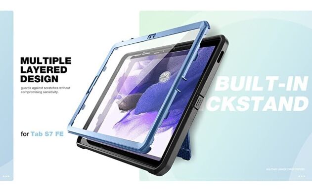 Защитный чехол Supcase Unicorn Beetle Pro Full-Body Case для Samsung Galaxy Tab S7 FE (T730/T736) - Black