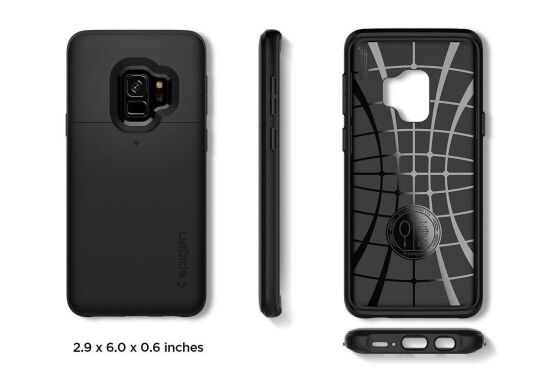 Защитный чехол Spigen (SGP) Slim Armor CS для Samsung Galaxy S9 (G960) - Black