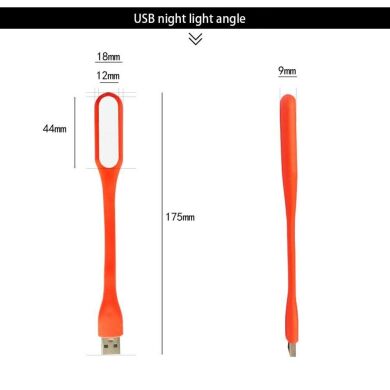 Светодиодная лампа Deexe USB Lamp - Red