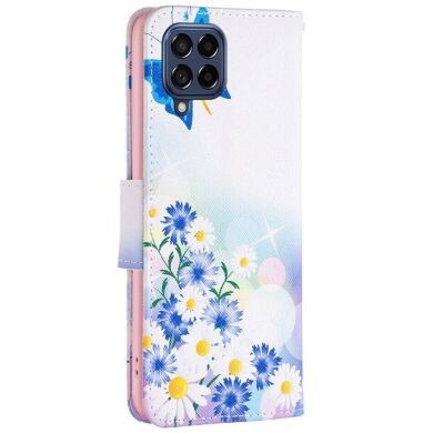 Чехол-книжка Deexe Color Wallet для Samsung Galaxy M53 (M536) - Butterfly and Flowers