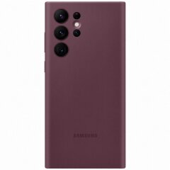 Чехол Silicone Cover для Samsung Galaxy S22 Ultra (S908) EF-PS908TEEGRU - Burgundy