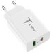 Сетевое зарядное устройство T-PHOX Speedy PD + QC3.0 (20W) - White. Фото 3 из 3