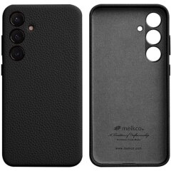 Шкіряний чохол MELKCO Classic Case для Samsung Galaxy S24 (S921) - Black