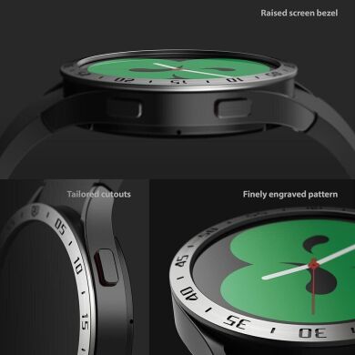 Защитная накладка RINGKE Bezel Styling для Samsung Galaxy Watch 4 (40mm) - Stainless Black