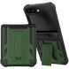 Защитный чехол Deexe Hybrid Kickstand для Samsung Galaxy Flip 5 - Dark Green. Фото 1 из 6