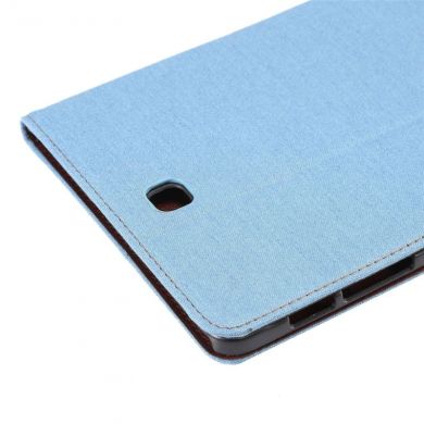 Чехол Deexe Denim Texture для Samsung Galaxy Tab S2 8.0 (T710/715) - Light blue