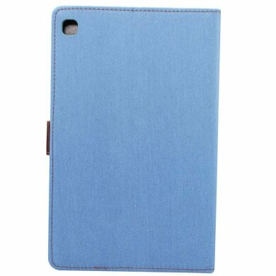 Чехол Deexe Jeans Style для Samsung Galaxy Tab S6 lite / S6 Lite (2022/2024) - Baby Blue