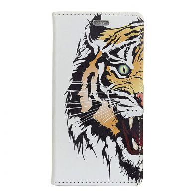 Чехол Deexe Life Style Wallet для Samsung Galaxy A7 2018 (A750) - Tiger Pattern