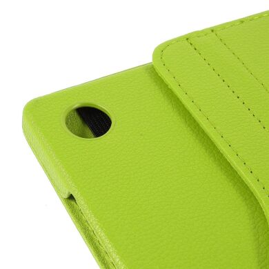 Чехол Deexe Rotation для Samsung Galaxy Tab A9 Plus (X210/216) - Green