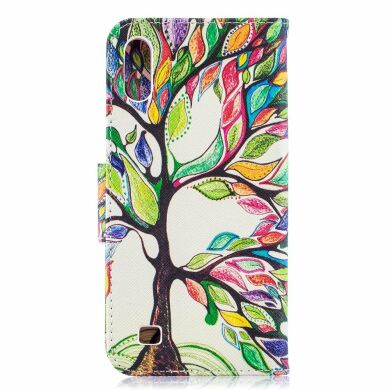 Чехол-книжка Deexe Color Wallet для Samsung Galaxy A10 (A105) - Colorized Tree