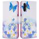 Чехол-книжка Deexe Color Wallet для Samsung Galaxy A13 5G (A136) / A04s (A047) - Butterfly and Flowers. Фото 2 из 8