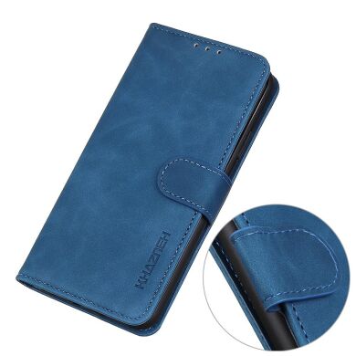 Чехол-книжка KHAZNEH Retro Wallet для Samsung Galaxy A22 (A225) / M22 (M225) - Blue