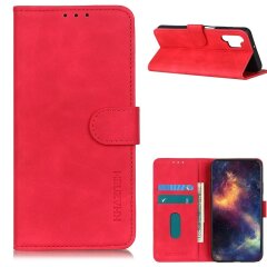 Чохол-книжка KHAZNEH Retro Wallet для Samsung Galaxy A32 - Red