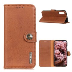 Чехол-книжка KHAZNEH Wallet Cover для Samsung Galaxy A02 (A022) - Brown