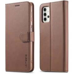 Чохол LC.IMEEKE Wallet Case для Samsung Galaxy A32 (А325) - Brown