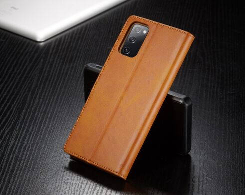 Чехол LC.IMEEKE Wallet Case для Samsung Galaxy S20 FE (G780) - Brown