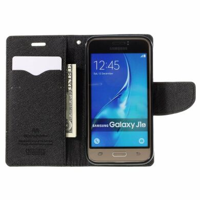 Чехол MERCURY Fancy Diary для Samsung Galaxy J1 2016 (J120) - Black