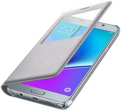 S View Cover! Чехол для Samsung Galaxy Note 5 (N920) EF-CN920P - Silver