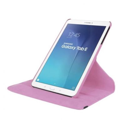 Вращающийся чехол Deexe Rotation для Samsung Galaxy Tab E 9.6 (T560/561) - Pink