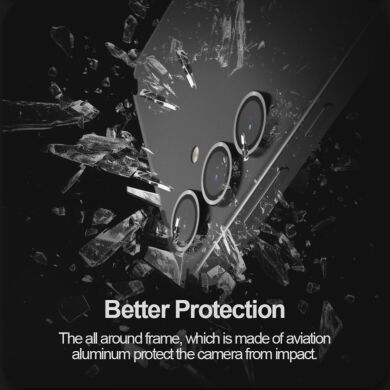 Комплект защитных стекол NILLKIN CLRFilm Camera для Samsung Galaxy S24 Plus - Black