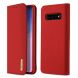 Кожаный чехол DUX DUCIS Wish Series для Samsung Galaxy S10 (G973) - Red. Фото 1 из 17