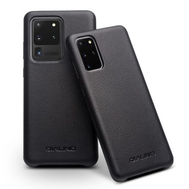 Кожаный чехол QIALINO Classic Leather Cover для Samsung Galaxy S20 Plus (G985) - Black