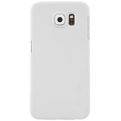 Пластиковая накладка NILLKIN Frosted Shield для Samsung Galaxy S6 (G920) + пленка - White