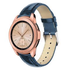 Ремешок UniCase Crocodile Texture для Samsung Galaxy Watch 42mm / Watch 3 41mm - Blue