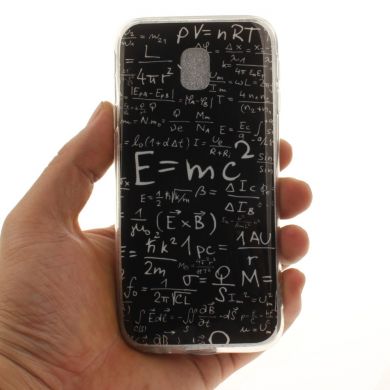 Силиконовый (TPU) чехол Deexe Life Style для Samsung Galaxy J3 2017 (J330) - Einstein's Equation