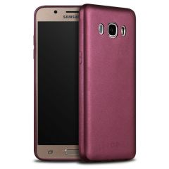 Силиконовый (TPU) чехол X-LEVEL Matte для Samsung Galaxy J7 2016 (J710) - Wine Red