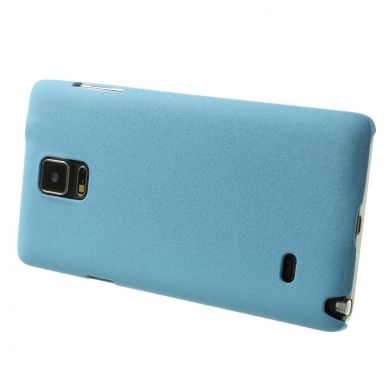 Пластиковая накладка Deexe Quicksand для Samsung Galaxy Note 4 (N910) - Light Blue