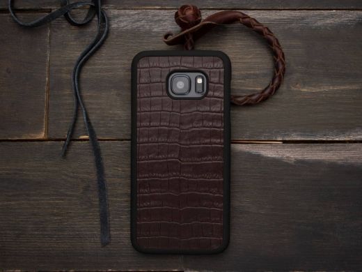 Чехол Glueskin Dark Brown Croco для Samsung Galaxy S8 (G950)