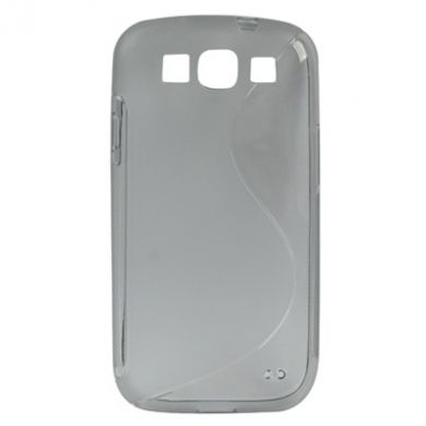 Силиконовая накладка Deexe S Line для Samsung Galaxy S3 (i9300) - Gray
