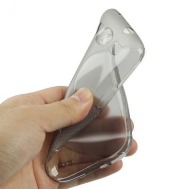 Силиконовая накладка Deexe S Line для Samsung Galaxy S3 (i9300) - Gray