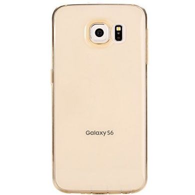 Силиконовая накладка ROCK Slim Jacket для Samsung Galaxy S6 (G920) - Gold