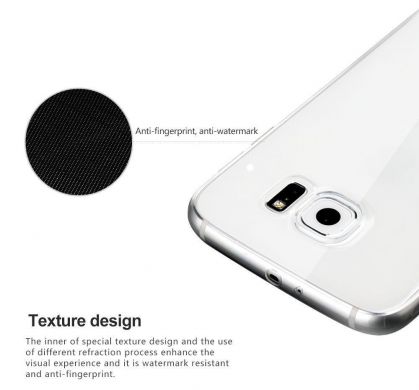 Силиконовая накладка ROCK Slim Jacket для Samsung Galaxy S6 (G920) - Gray