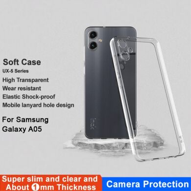 Силиконовый чехол IMAK UX-5 Series для Samsung Galaxy A05 (A055) - Transparent